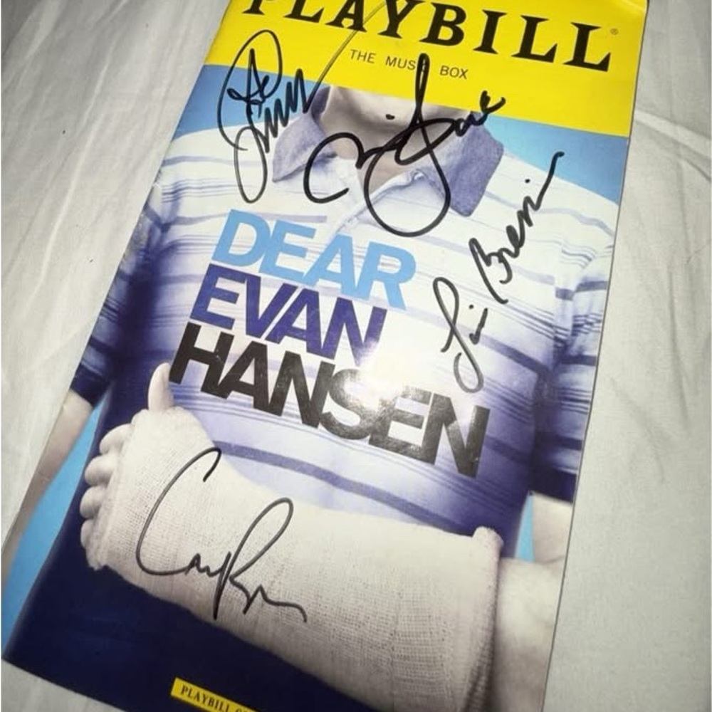 *RARE* Signed Dear Evan Hansen Playbill